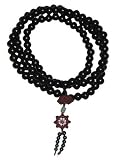 Traditional Mala Beads - black sandalwood 10mm bead