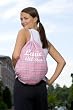 Pink plaid flannel classic novelty print sling bag practice gear school bag