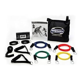 Bodylastics Basic Tension Exercise Bands Super System with Circuit Training Video