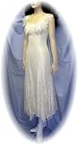 Vonda D Hanky Hem Dress in Ivory