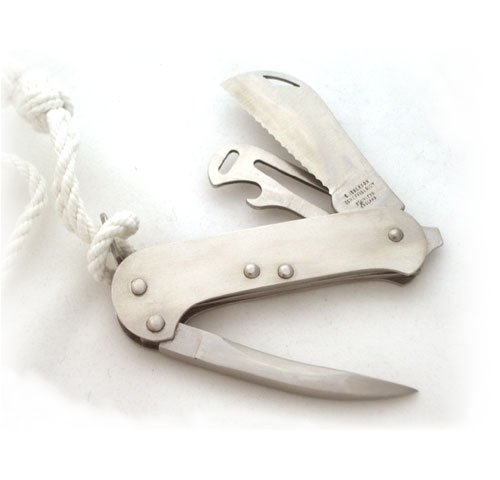 Stainless steel sailing knife for offshore yachting & sailing - Sheffield made