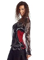 Desigual Blusa We Love (Negro)
