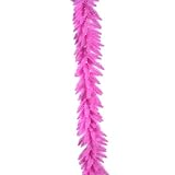 Pack of 2 Pre-Lit Pink Ashley Spruce Christmas Garlands 9' x 14