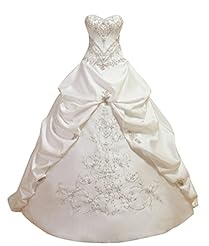 Strapless Corset   Waistline Beaded Lace  Pageant Dress  With Ruffles