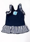 Splash About Frou Frou costume top (swimming top), Navy, Small, 0-4 months