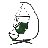 Hammaka Hammocks Suelo Stand/Aluminum Chair Combo - Forest Green