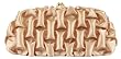 Satin, Design Pleats, Metal Closure,evening Bag - Sun (71 3770)
