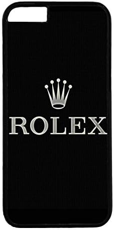 iPhone 6 Plus Case, Rolex Black Word Customize Protective Case Bumper [Scratch-Resistant] [Perfect Fit] Hard PC Back Cover for Apple iPhone 6 Plus 5.5 Inch