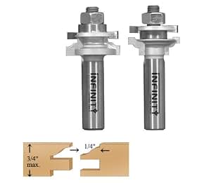 Infinity Tools 91-524, 1/2" Shank Mini Door Making Rail & Stile Router
