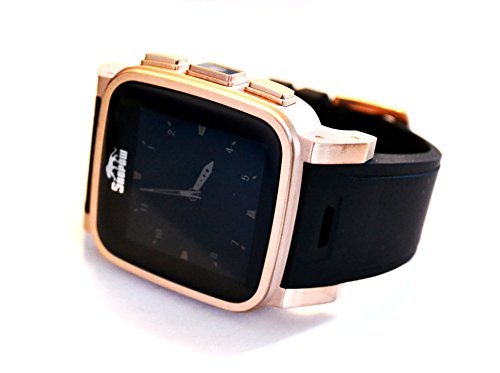 SNOPOW W1 Waterproof GSM Smartwatch for Android Gold