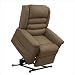 Catnapper Invincible Pow'r Lift Full Lay-Out Chaise Recliner 4832 Fabric: (As Shown) Cocoa