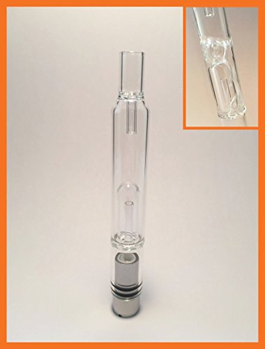 Glass Tank/Globe 510 Thread Attachment with Double Wick Heating Coil HoneyComb Vapors