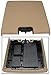 APDTY 035948 Center Console Lid Assembly w/Latch Fits 2007-2013 Cadillac Escalade Chevrolet Silverado Suburban Tahoe GMC Sierra Yukon (Tan Vinyl; Replaces 20864153)