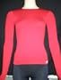 AF Core Athletic Women's Seamless Long Sleeve Warmer Top red Large
