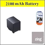 Buy Canon VIXIA HFM301 Camcorder Battery - Premium BP-819 Battery + LCD Screen... by Big Mike's