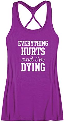 Workoutclothing Womens Workout Gym Tank Top Running Shirt Medium Purple