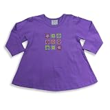 Mis Tee V-Us - Toddler Girls 3/4 Sleeve Top, Purple