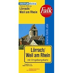 Falk Stadtplan Extra Standardfaltung L�rrach/Weil am Rhein