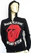 Mosquitohead 'ROLLING STONES TONGUE LOGO BLACK ON BLACK' HOODIE Mosquitohead 'ROLLING STONES TONGUE LOGO BLACK ON BLACK' HOODIE