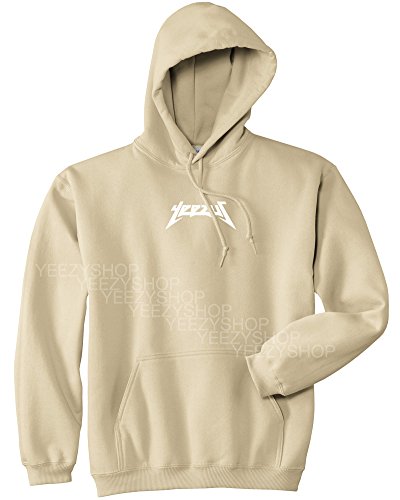 Mars NY Unisex Yeezus Kanye West Hoodie (X-Large, Sand)