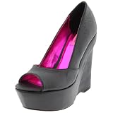 Betsey Johnson Womens Lucyyy Wedge Pump