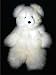 Soft Cuddly Baby Alpaca Fur Stuffed Hand Made Panda Teddy Bear Large 21 Inch Size ATB_CREAMWHITE21_019