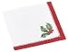 Kitchen & Housewares : Caspari Holly Linen Paper Lunch Napkin Package, Red