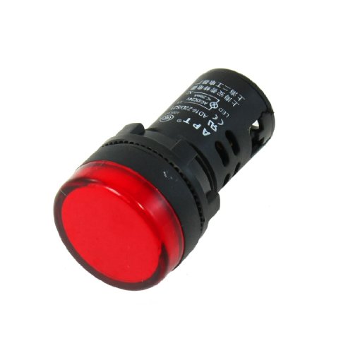 uxcell-ACDC-24V-LED-Power-Indicator-Pilot-Signal-Lamp-22mm-Red-Light