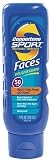 Coppertone Sport Faces Lotion SPF 50 Sunscreen & Antioxidants-4 oz (Quantity of 4)