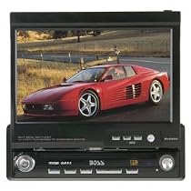 Boss DVD/MP3/CD Receiver with Motorized FlipOut 7" Touch Screen Display