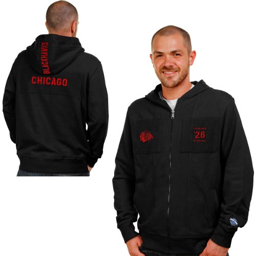Nhl Rinkside Chicago Blackhawks French Terry Full Zip Hooded Sweatshirt - Shop.Nhl.Com Exclusive! Large