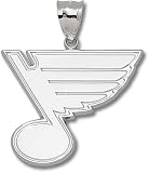 St Louis Blues Note Logo Giant Sterling Silver Charm/Pendant