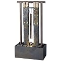 Kenroy Home Foshan Chimes Natural Slate and Copper Indoor Tabletop Fountain