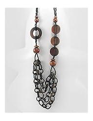 Black Plastic Necklace