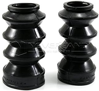 Maxry(TM) 39mm Motorcycle Rubber Front Fork Boots Shock Gaiters For Harley Sportster Dyna FX/XL 1973-UP C20