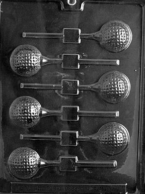 GOLF BALL LOLLY Sports Candy Mold Chocolate