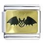 Happy Face Bat Holiday Italian Charm