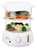 Hinari ST426NV Lifestyle Two Tier Food Steamer includes instant steam function  from Pulse