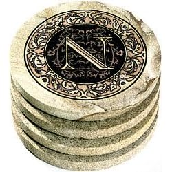 Monogram Coaster N Set by Bealls