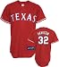 Josh Hamilton Jersey: Adult 2010 Majestic Alternate Red Replica #32 Texas Rangers Jersey