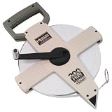 Keson NR10200H Open-Type Reel Perma-Clad Nylon-Coated Steel Long Tape, 200-ft, ft, 1/10, 1/100