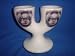 Ferrets Design Ceramic Double Egg Cup