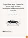 Equations & Formulas for the Traffic Accident Investigator And Reconstructionist