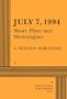 July 7, 1994 : Short Plays And Monologues