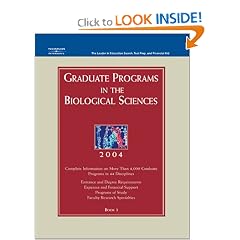Grad Guides Book 3: Biological Scis 2004 (Peterson's Graduate Programs in the Biological Sciences)
