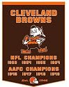 Cleveland Browns NFL "Dynasty" Banner (24"x36")