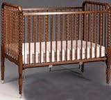 Jenny Lind Baby Crib-Color: White