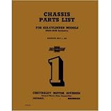 1929 1933 1934 1935 1936 CHEVROLET Parts Book List by Chevrolet