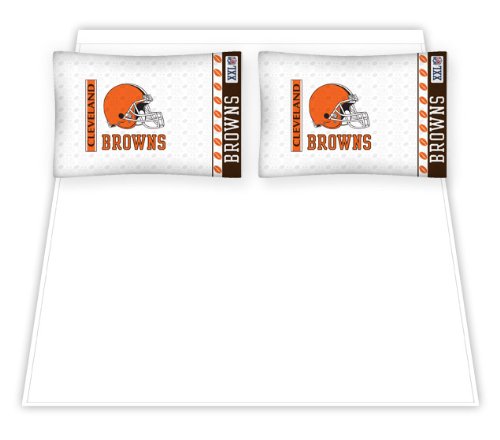 NFL Cleveland Browns Micro Fiber Sheet Set Full