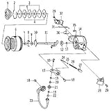ダイワ(Daiwa) REVROS 2004 パーツ:ローラーW(部品No.019) 190:562